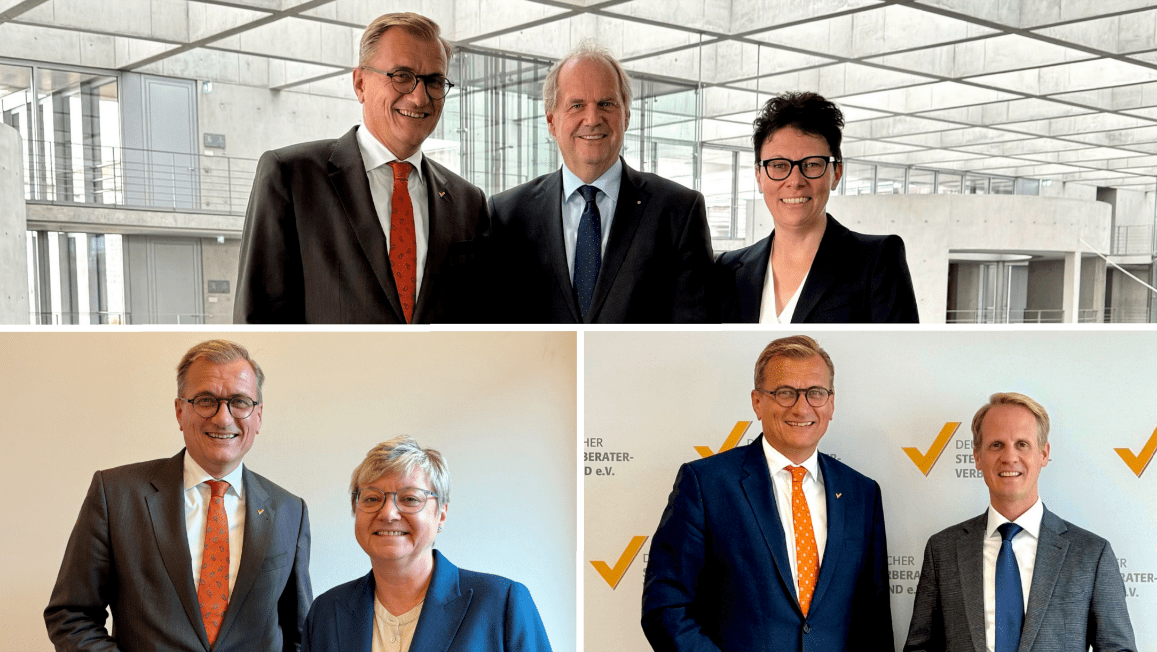Steuerberaterverband Niedersachsen Sachsen-Anhalt | Portraits von DStV-Präsident StB Torsten Lüth, MdB WP/StB Fritz Güntzler, MdB Frauke Heiligenstadt, MdB StB Prof. Dr. Matthias Hiller