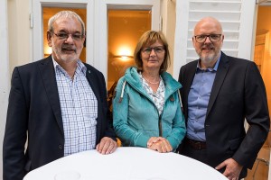 Steuerberaterverband Niedersachsen Sachsen-Anhalt - Vizepräsident Heinz-Dieter Blümke, Vizepräsidentin Elke Knühmann, Präsident Christian Böke