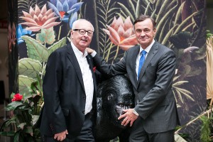 Steuerberaterverband Niedersachsen Sachsen-Anhalt / Steuerfachtagung 2015 /  Bezirksvorsitzender Braunschweig Uwe Groß, Thilo Schütte von HDI