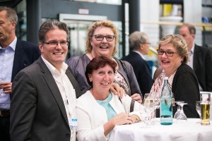 Steuerfachtagung Celle 2017, Steuerfach- und Zukunftskongress Celle 2017, Steuerberaterverband Niedersachsen Sachsen-Anhalt, Christian und Anja Heidemann, Frauke Kaps-Offeney und Sabine Riebe auf der After-Work-Party in Celle     