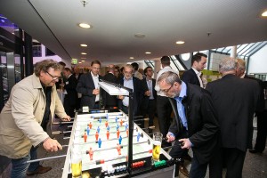 Steuerfachtagung Celle 2017, Steuerfach- und Zukunftskongress Celle 2017, Steuerberaterverband Niedersachsen Sachsen-Anhalt, Wie in jedem Jahr stand erneut der Kicker im Mittepunkt der After-Work-Party in Celle     