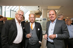 Steuerfachtagung Celle 2017, Steuerfach- und Zukunftskongress Celle 2017, Steuerberaterverband Niedersachsen Sachsen-Anhalt, Finanzrichter a.D. Dr. Norbert Bolz mit Helmut König und Franz-Christian Keil, Steuerberaterkammer Niedersachsen    