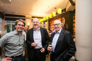 Steuerfachtagung Celle 2017, Steuerfach- und Zukunftskongress Celle 2017, Steuerberaterverband Niedersachsen Sachsen-Anhalt, Oliver Klose, Christian Böke und Gerhard Grüne genießen den Vorabend zur Steuerfachtagung im Thaers  