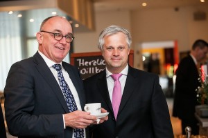 Steuerberaterverband Niedersachsen Sachsen-Anhalt / Steuerforum 2016 in Hannover / Gerhard Großmann, Boorberg Verlag, und Dr. George Alexander Wolf 