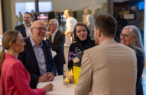 StBV Neujahrsempfang im Sprengelmuseum | Verena Hahn, Christian Böke, Paula Böke, Christina Böke